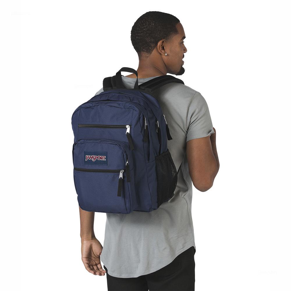 Sac à Dos Ordinateur JanSport BIG STUDENT Bleu Marine | RJK-79861342